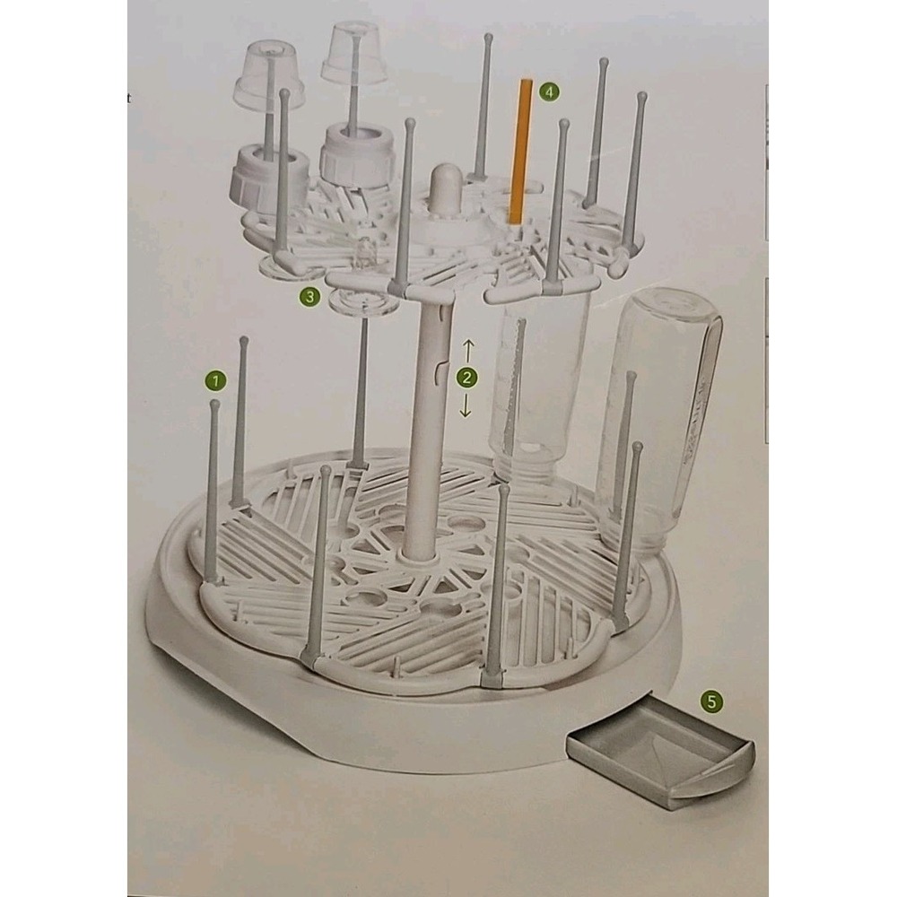 Munchkin‎ High Capacity Drying Rack, White - Picture 4 of 5